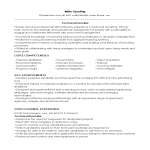 template topic preview image IT Technical Recruiter Resume