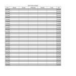 Excel Blank Weekly Schedule gratis en premium templates