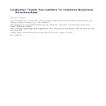 Customer Thank You Improve Business Relationships gratis en premium templates