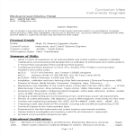 template topic preview image Instrumentation Engineering Resume Format