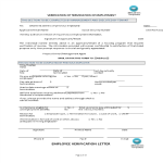 Employment Termination Verification Letter gratis en premium templates