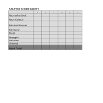 template topic preview image Yahtzee Score Sheets game
