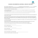template topic preview image Janitorial Services Agreement