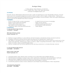 Hospitality Employee Resume gratis en premium templates