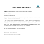 template preview imageApplicant Rejection After Interview