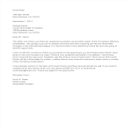 Assistant Coach Resignation Letter gratis en premium templates