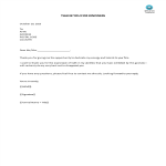 Thank you for comments on product performance Letter gratis en premium templates