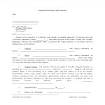 Sample Real Estate Letter Of Intent gratis en premium templates