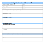 template topic preview image Generic Lesson Plan