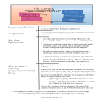 Literary Comparison Contrast Essay gratis en premium templates