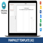 A3 Pamphlet gratis en premium templates