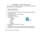 template topic preview image Birthday Party Checklist