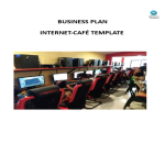 Internet Cafe Business Plan sample gratis en premium templates