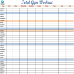 Total Gym Workout Plan gratis en premium templates