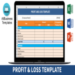 Profit and Loss statement template gratis en premium templates