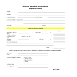 Vorschaubild der VorlageExpense Sheet Excel
