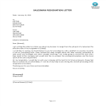 Salesman Resignation Letter gratis en premium templates