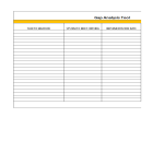 Implementation Gap Analysis worksheet gratis en premium templates