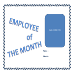 template topic preview image Employee Of The Month Certificate template