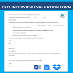 Template Exit Interview gratis en premium templates