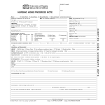 Nursing Home Progress Note gratis en premium templates