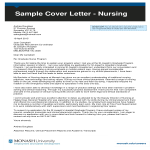 Job Application Letter For Nurse gratis en premium templates