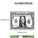 Play Money template gratis en premium templates