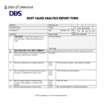 Root Cause Report Form gratis en premium templates