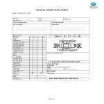 Vehicle Inspection Form gratis en premium templates