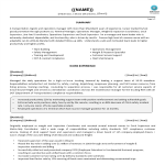 Customer Service Manager Resume gratis en premium templates