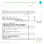 Monthly Income And Expense Report gratis en premium templates