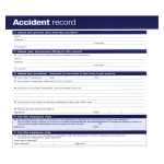 Accident Log Book gratis en premium templates