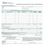 Subcontractors Invoice For Travel Or Services gratis en premium templates