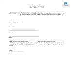 Quit Claim Deed template gratis en premium templates