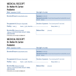 template topic preview image Example of Medical Receipt Template
