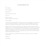template topic preview image Loan Request Application Letter