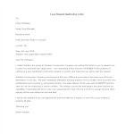 Loan Request Application Letter gratis en premium templates