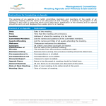 template topic preview image Management Committee Meeting Minutes