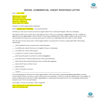 template topic preview image Denial Business Credit Letter