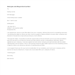 Rejection Letter for Job application gratis en premium templates