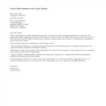 template topic preview image School Office Assistant Cover Letter