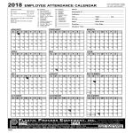 Employee Attendance Calendar gratis en premium templates