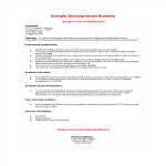 template topic preview image MBA Fresher Resume example