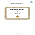 Vorschaubild der VorlageBlank Certificate Template