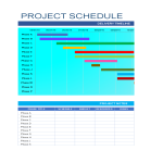 Project Schedule Excel Spreadsheet template gratis en premium templates