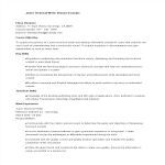 Junior Writer Resume gratis en premium templates