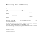 template topic preview image Promissory Demand