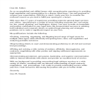 Lawyer Cover Letter gratis en premium templates