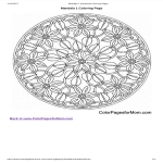 template topic preview image Printable Mandala Coloring Page For Adults