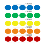 Rainbow Chore Chart For Kids gratis en premium templates